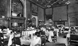Der Speisesaal des House of Commons, London, 1926-1927