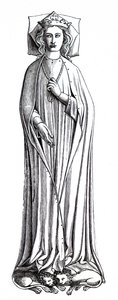 Das Abbild von Eleonore von Kastilien in der Westminster Abbey