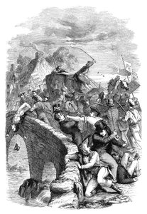 Der Wahlaufstand in Hawick, Scottish Borders, 1837, ca. 1895 von Unbekannt