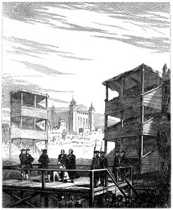 Die Hinrichtung von Lord Derwentwater auf dem Tower Hill, London, 1716