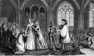 Die Hinrichtung von Maria Stuart, Königin von Schottland, 1587, 18. Jahrhundert von Unbekannt