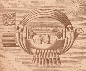 Das fliegende Schiff, um 1709