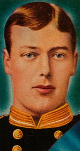 Der zukünftige König George V als Sub-Lieutenant in der Royal Navy, ca. 1880er, 1935 von Unbekannt