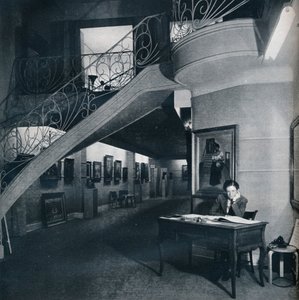 Das Erdgeschoss der Galerie des American-British Art Center, ca. 1941 von Unbekannt