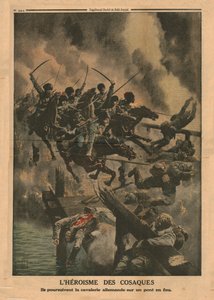 Der Heldentum der Kosaken, 1915 von Unbekannt