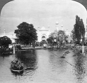 Der See bei der British Empire Exhibition, Wembley, London, ca. 1925