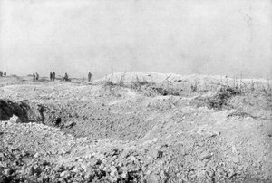 Die Landschaft von Mort-Homme, Verdun, Frankreich, Erster Weltkrieg, 1917 von Unbekannt