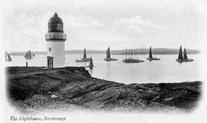 Der Leuchtturm von Stornoway, Isle of Lewis, Schottland, 1902 von Unbekannt