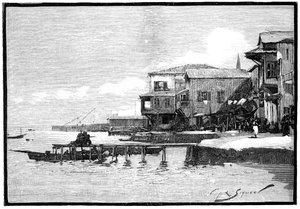Der Yachthafen, Larnaka, Zypern, 1900