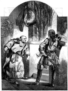 Das Treffen zwischen Kardinal Giulio Alberoni und Oberst Stanhope, 18. Jahrhundert 19. Jahrhundert