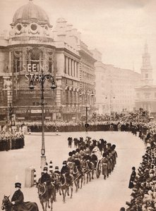 Die bewegende Einfachheit der letzten Reise von König Georg durch London, 1936