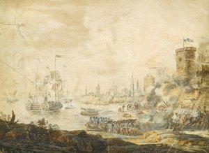 Die Seeschlacht von Chesma am 5. Juli 1770, 18. Jahrhundert