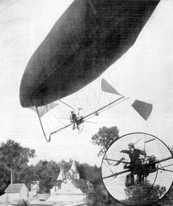 Das neue Luftschiff von Alberto Santos-Dumont, 30. September 1900