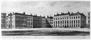 Die Nord- und Südseiten des Soho Square, London, 1826-1907 von Unbekannt