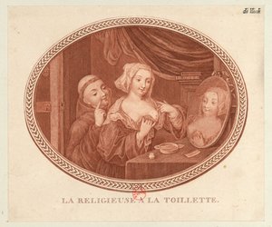 Die Nonne bei der Toilette, 1770-1780er von Unbekannt