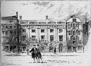 Das alte East India House im Jahr 1630, 1905