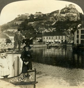 Die alte Festung von Fredrikshald, Norwegen, ca. 1905