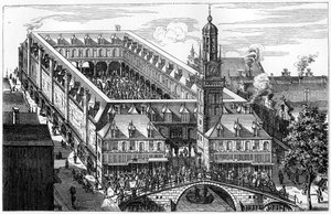 Die alte Börse in Amsterdam, durch Feuer zerstört 1858, 1903