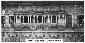 Der Palast, Jamnagar, Indien, um 1925