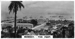 Der Hafen, Bombay, Indien, um 1925