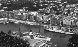 Der Hafen von Mont Boron, Nizza, Frankreich, frühes 20. Jahrhundert