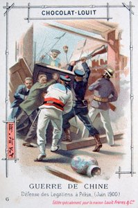 Der Widerstand des diplomatischen Personals in Peking, China, Boxeraufstand, Juni 1900