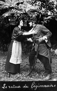 Die Rückkehr des Legionärs, ca. 1900 von Unbekannt