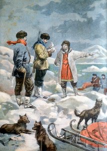 Die Suche nach der Andrée-Expedition zum Nordpol von 1897 von Unbekannt