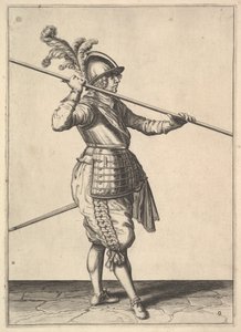 Die zweite Bewegung, um die Pike auf die Schulter zu bringen und horizontal zu halten von Unbekannt