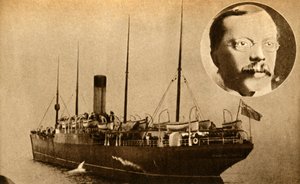 Das Schiff Montrose - Drahtlose Telegrafie zur Ergreifung eines Mörders verwendet, 1910, 1933 von Unbekannt