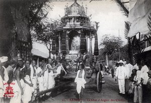 Der silberne Streitwagen der Chettiars, Saigon, Vietnam