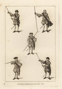 Die stehenden und marschierenden Grußübungen