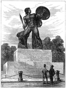 Die Statue des Achilles, London, 1891