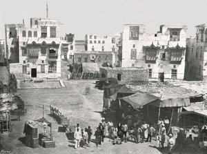 Die Straße des Postamts, Suakin, Sudan, 1895