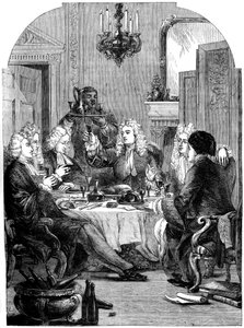 Das Abendessen bei St. Johns, Windsor, 18. Jahrhundert, 19. Jahrhundert von Unbekannt