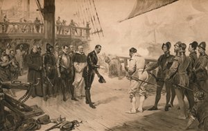 Die Kapitulation von Don Anton vor Sir Francis Drake, 1. März 1579 1905 von Unbekannt