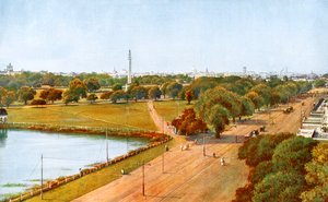 Die Aussicht von Chowringhee, Kalkutta, Indien, frühes 20. Jahrhundert