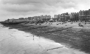 Die Westseefront, Worthing, West Sussex, um 1900er-1920er Jahre von Unbekannt