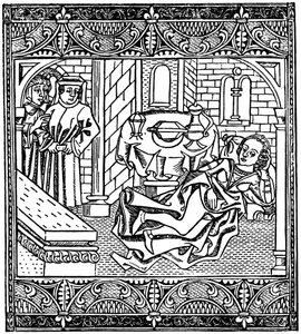 Die Frau von Xanthus schläft, 1485 von Unbekannt