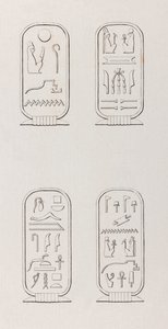 Theben: Hieroglyphen (Nahaufnahme) von Unbekannt