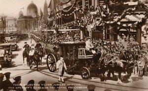 Ihrer Majestäten Silberjubiläum 1910-1935. Der Sprecherwagen in der königlichen Prozession