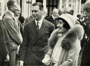 Ihre Majestäten auf der Royal Agricultural Show, Southampton, 1932, 1937 von Unbekannt