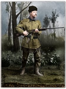 Theodore Roosevelt, amerikanischer Soldat und Politiker, um 1898