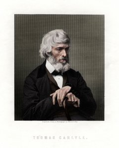 Thomas Carlyle, schottischer Essayist, Satiriker und Historiker, Mitte bis Ende des 19. Jahrhunderts von Unbekannt