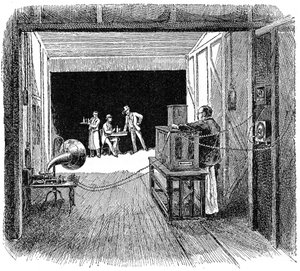 Thomas Edisons Kinetographisches Theater, ca. 1891
