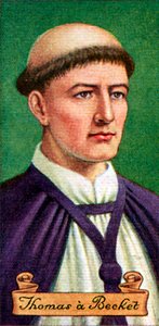 Thomas a Becket, aus einer Serie von Zigarettenkarten, 1935 von Unbekannt