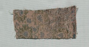 Drei Fragmente italienischer gotischer Seide