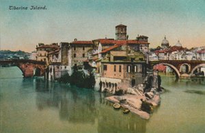 Tiberina-Insel, um 1900