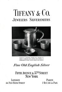 Tiffany & Co. Werbung, 1937