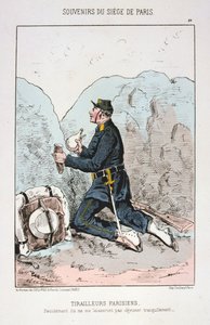 Tirailleurs Parisiens, Belagerung von Paris, 1870-1871